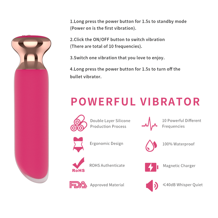 IMOON Mini Vibrator With Angled Tip