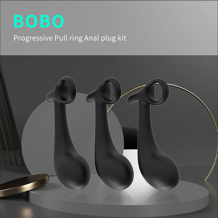 BOBO Anal Plug With Pull Ring
