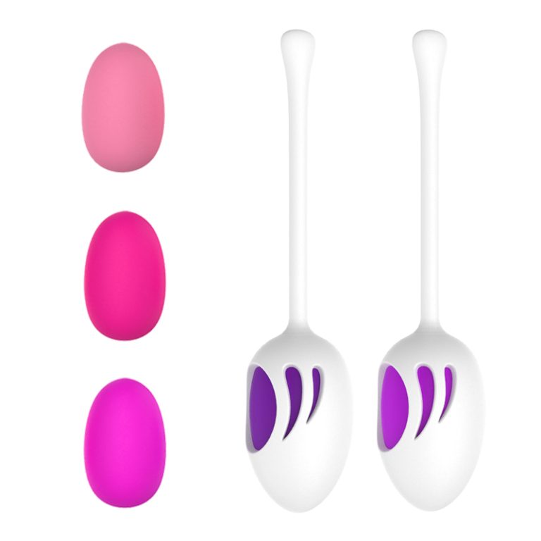 Kegel Balls, also known as Ben Wa balls or pelvic floor exercisers, are small, weighted devices that women can insert into their vaginas to help strengthen pelvic floor muscles.